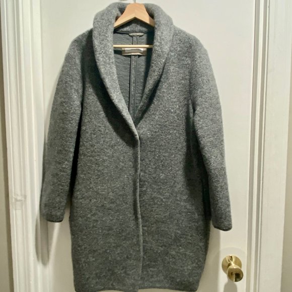 Fabiana Filippi Jackets & Blazers - Fabiana Filippi Oversized Cocoon Boxy Wool/Cashmere Coat Overcoat Made in It…